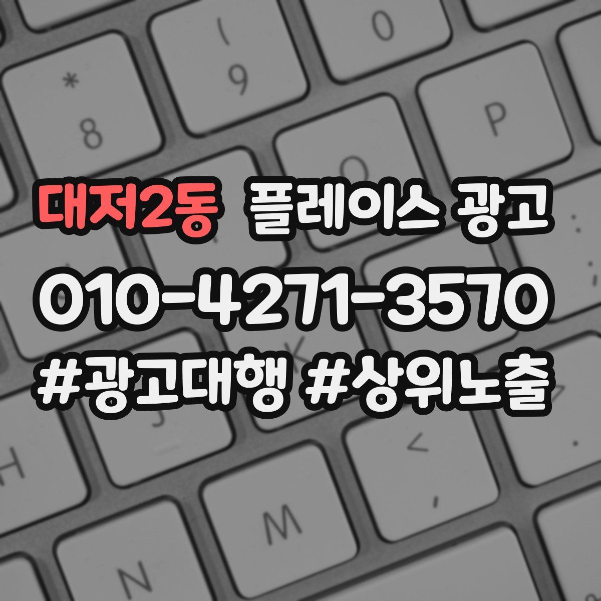 대저2동 플레이스 광고
