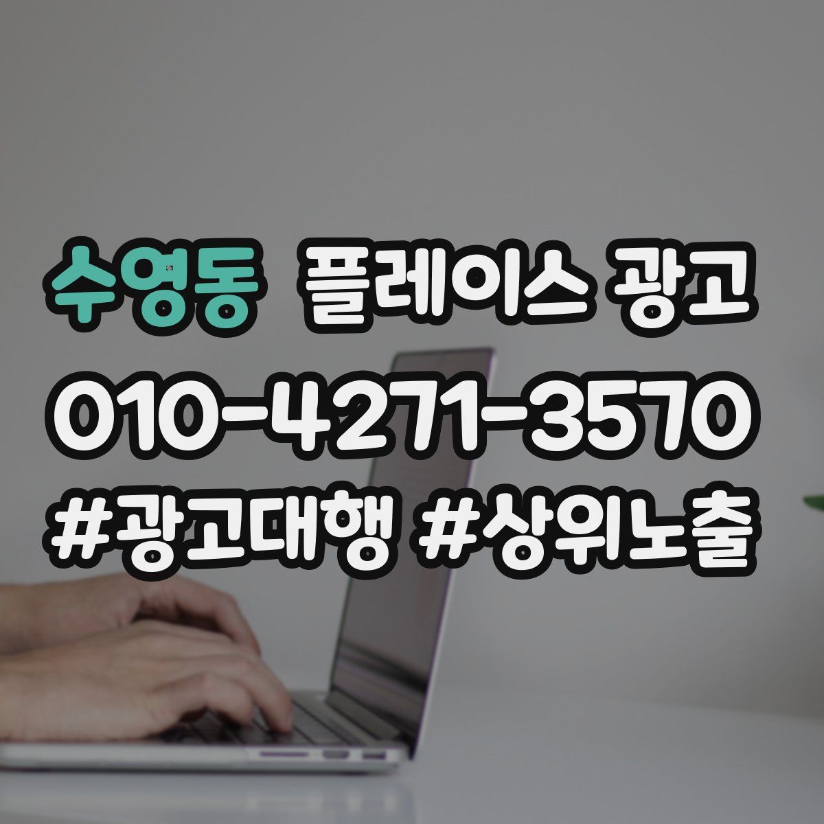 수영동 플레이스 광고