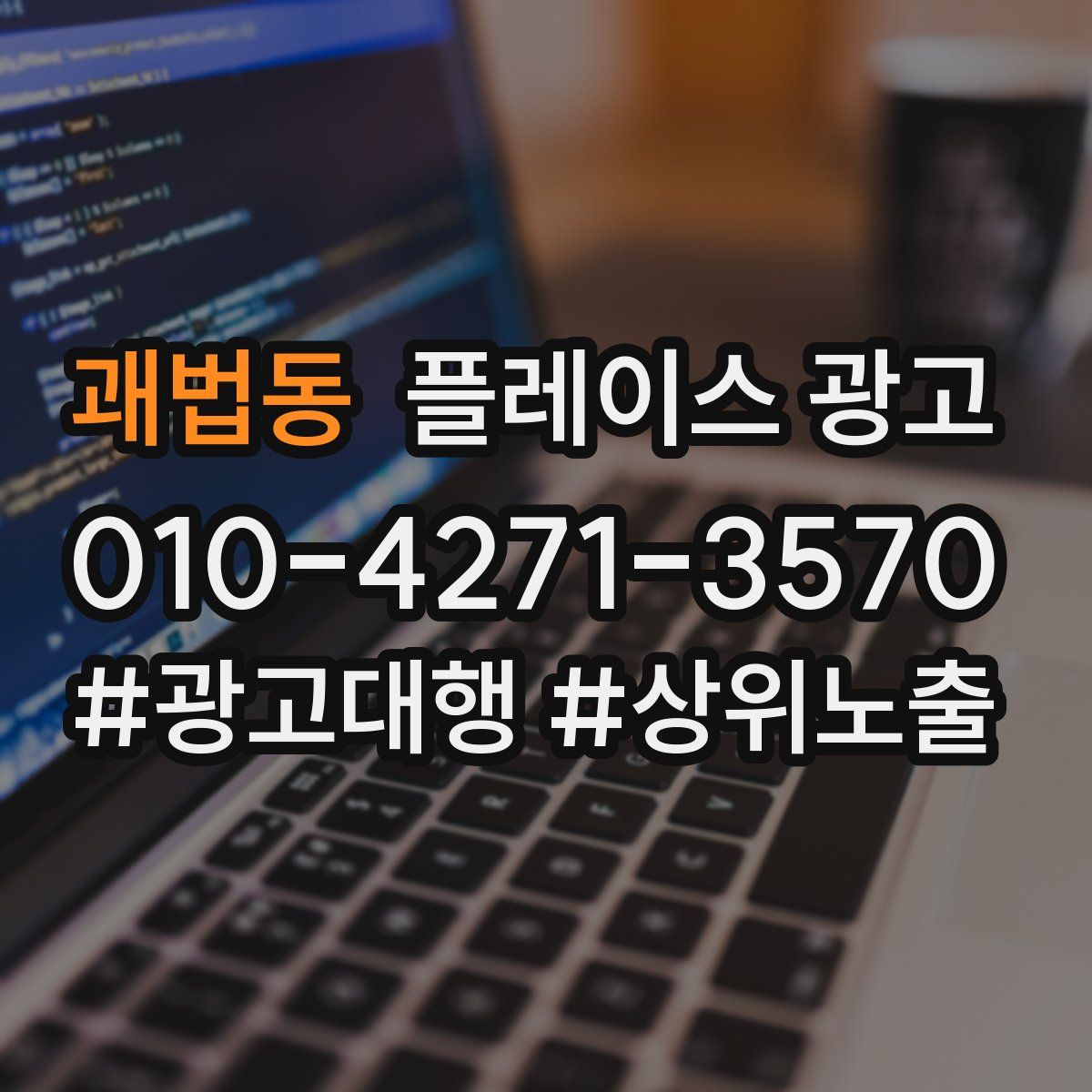 괘법동 플레이스 광고