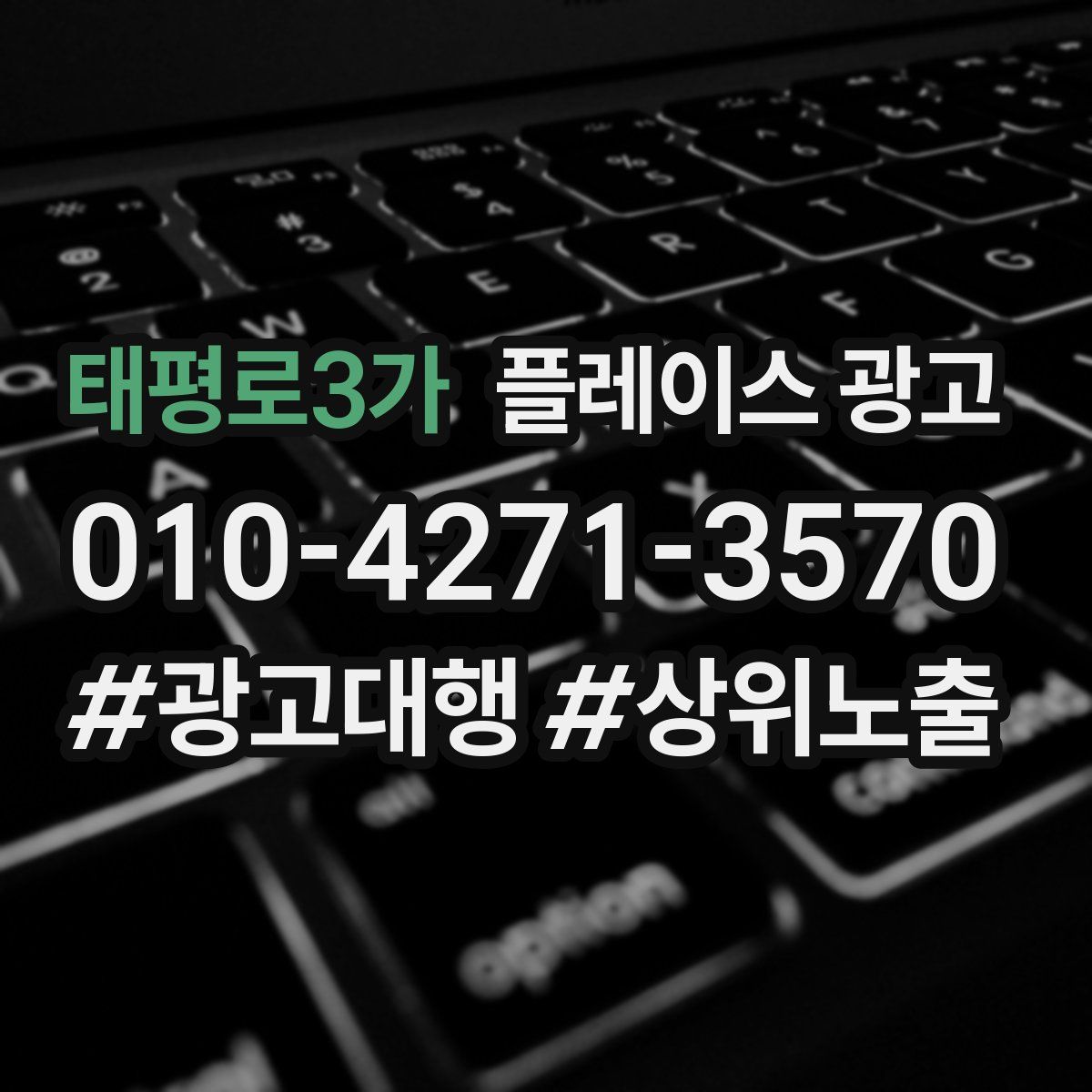 태평로3가 플레이스 광고