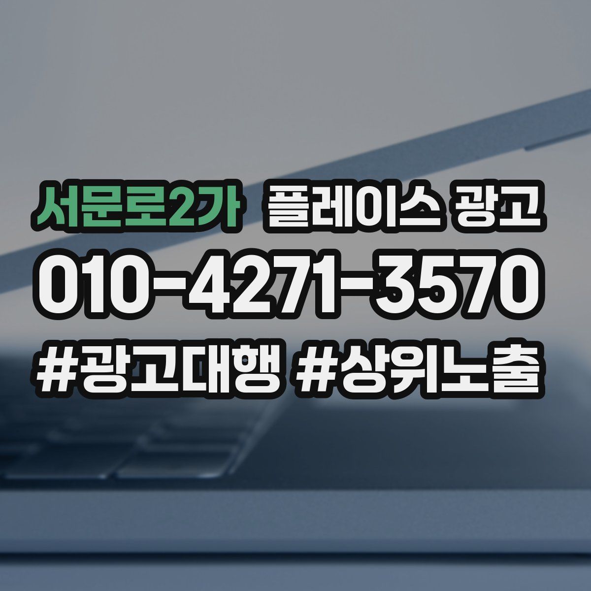서문로2가 플레이스 광고