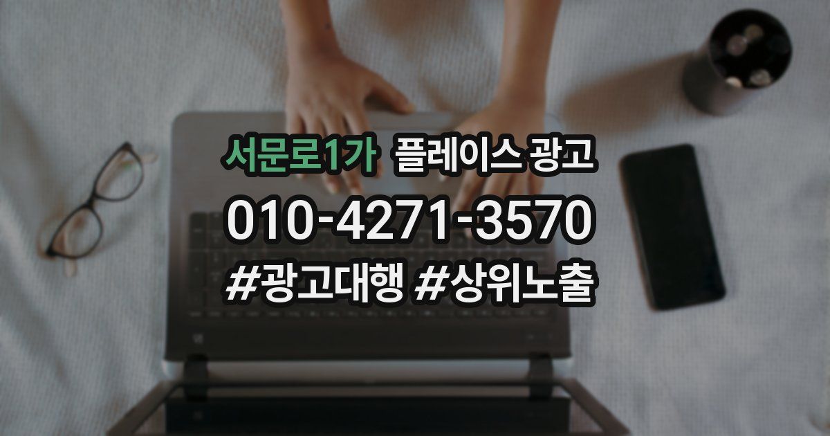 서문로1가 플레이스 광고