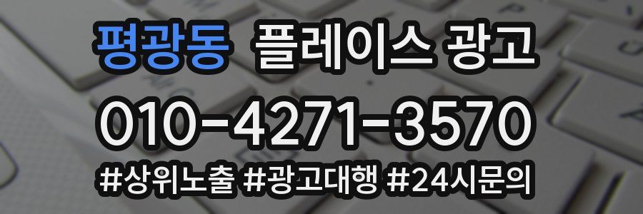 평광동 플레이스 광고