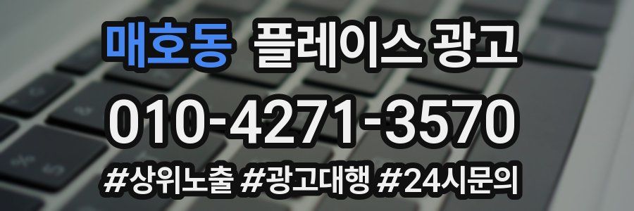 매호동 플레이스 광고