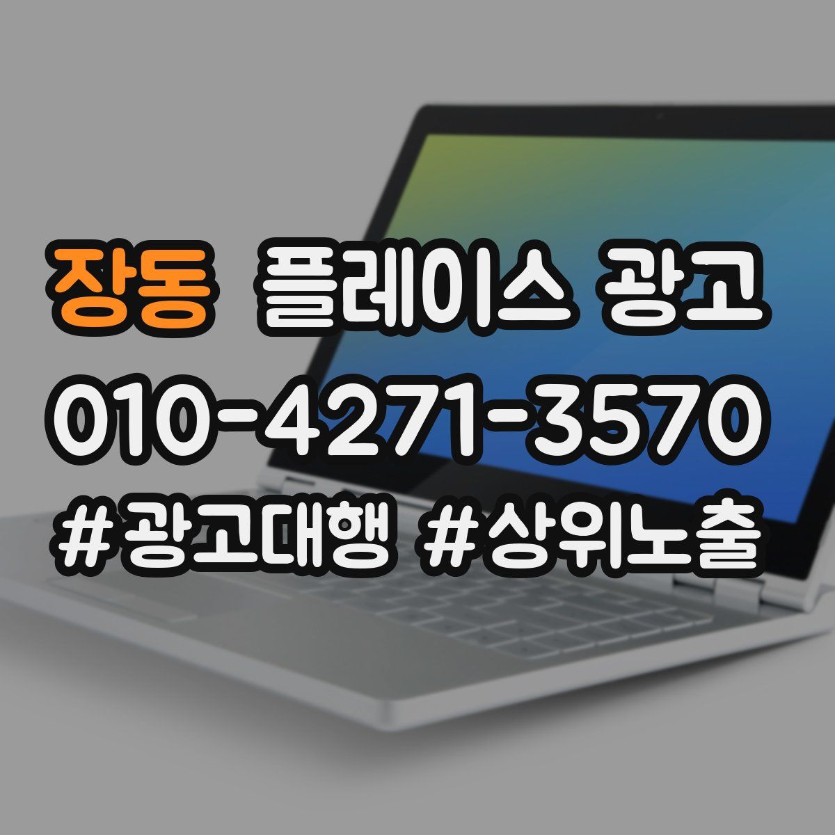 장동 플레이스 광고