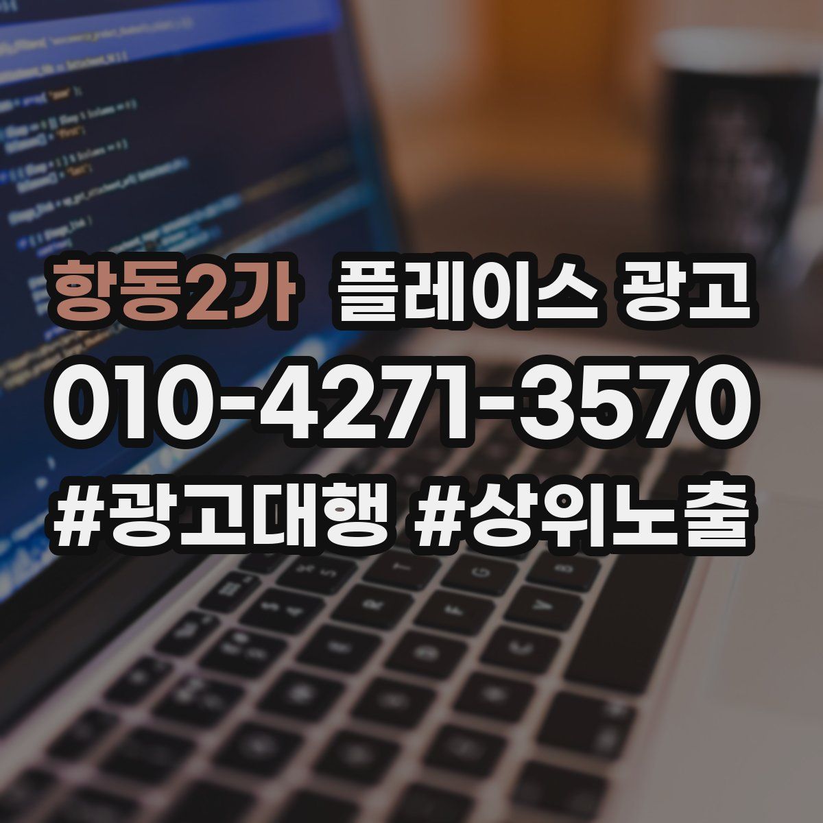 항동2가 플레이스 광고