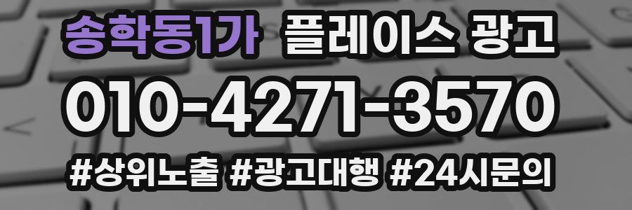 송학동1가 플레이스 광고