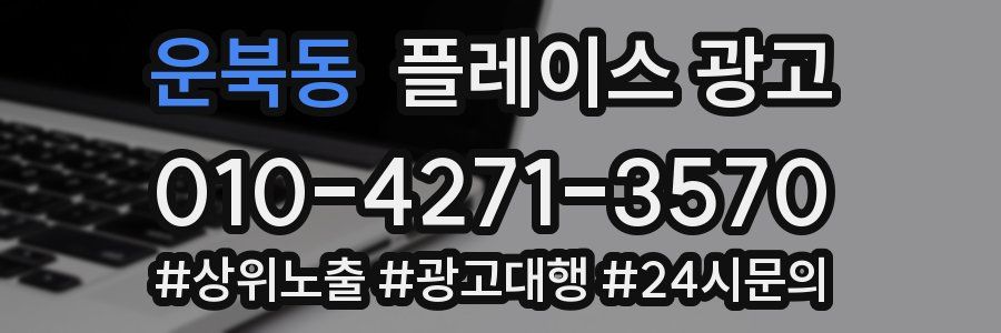 운북동 플레이스 광고