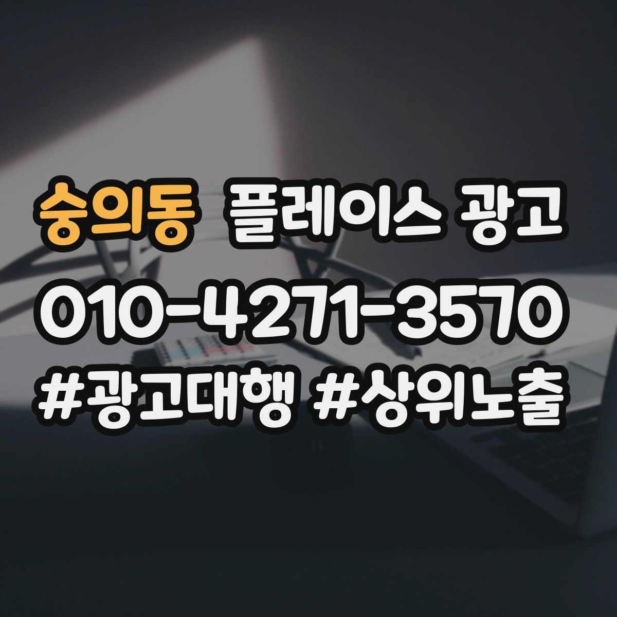 숭의동 플레이스 광고