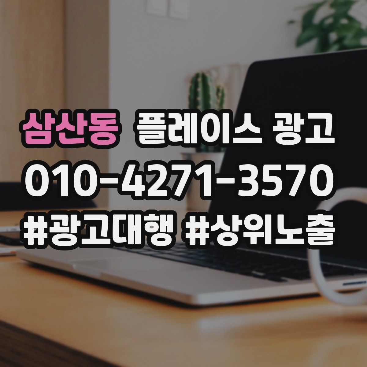 삼산동 플레이스 광고