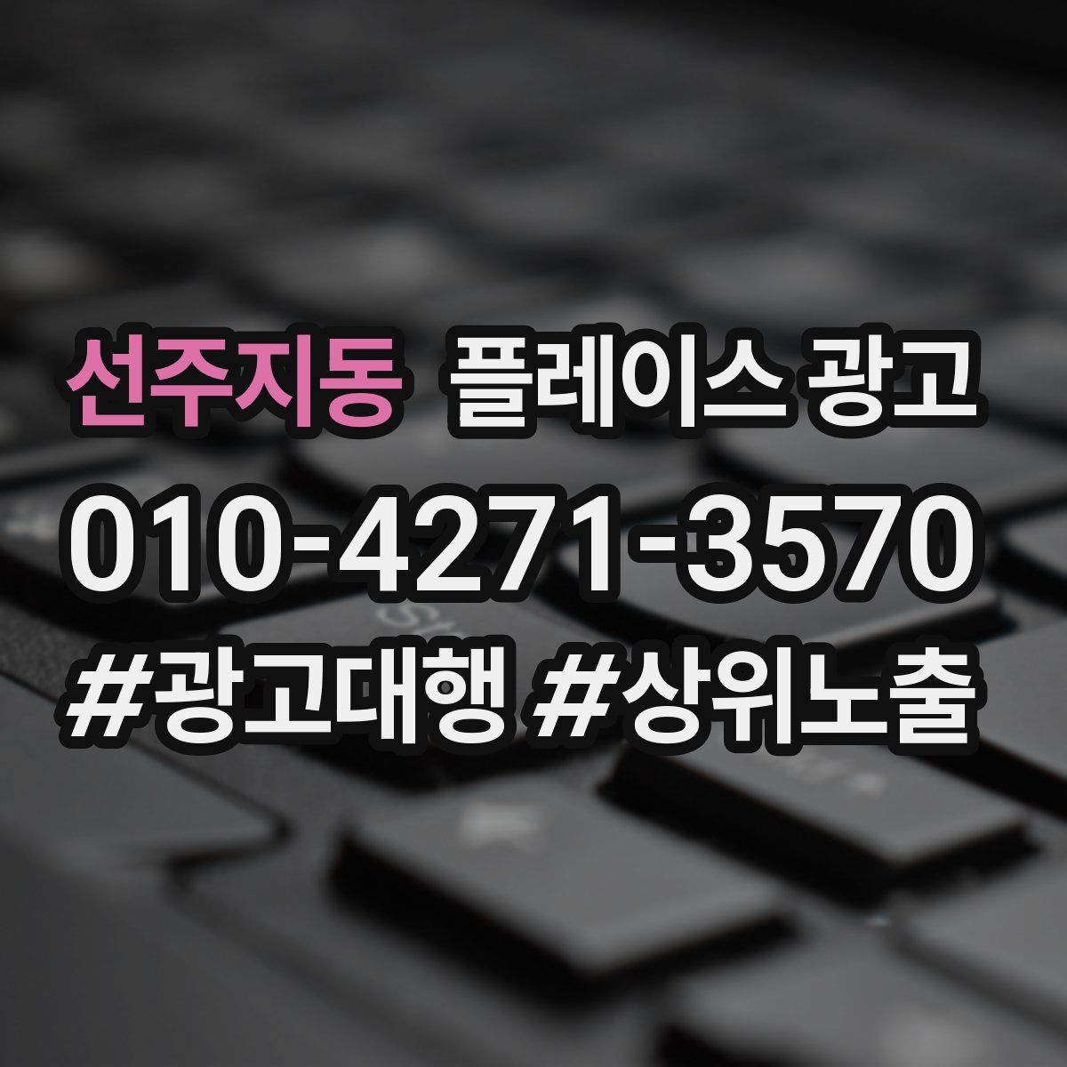 선주지동 플레이스 광고