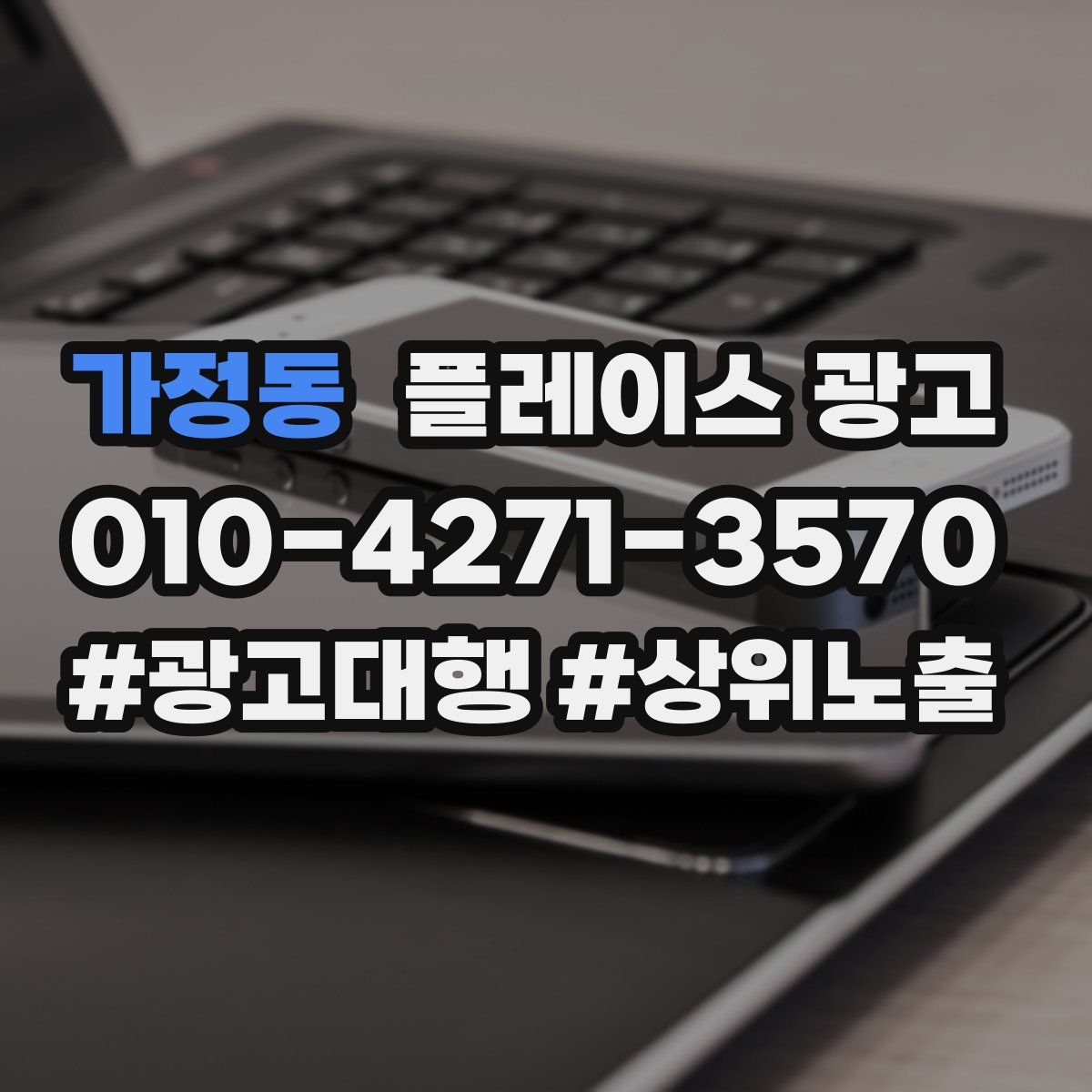 가정동 플레이스 광고