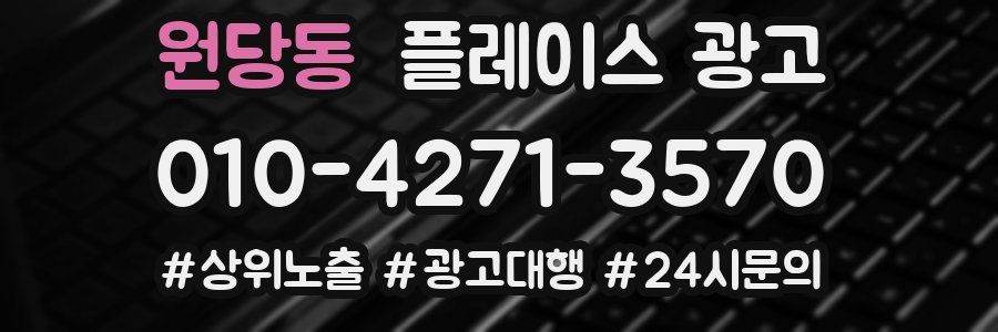 원당동 플레이스 광고