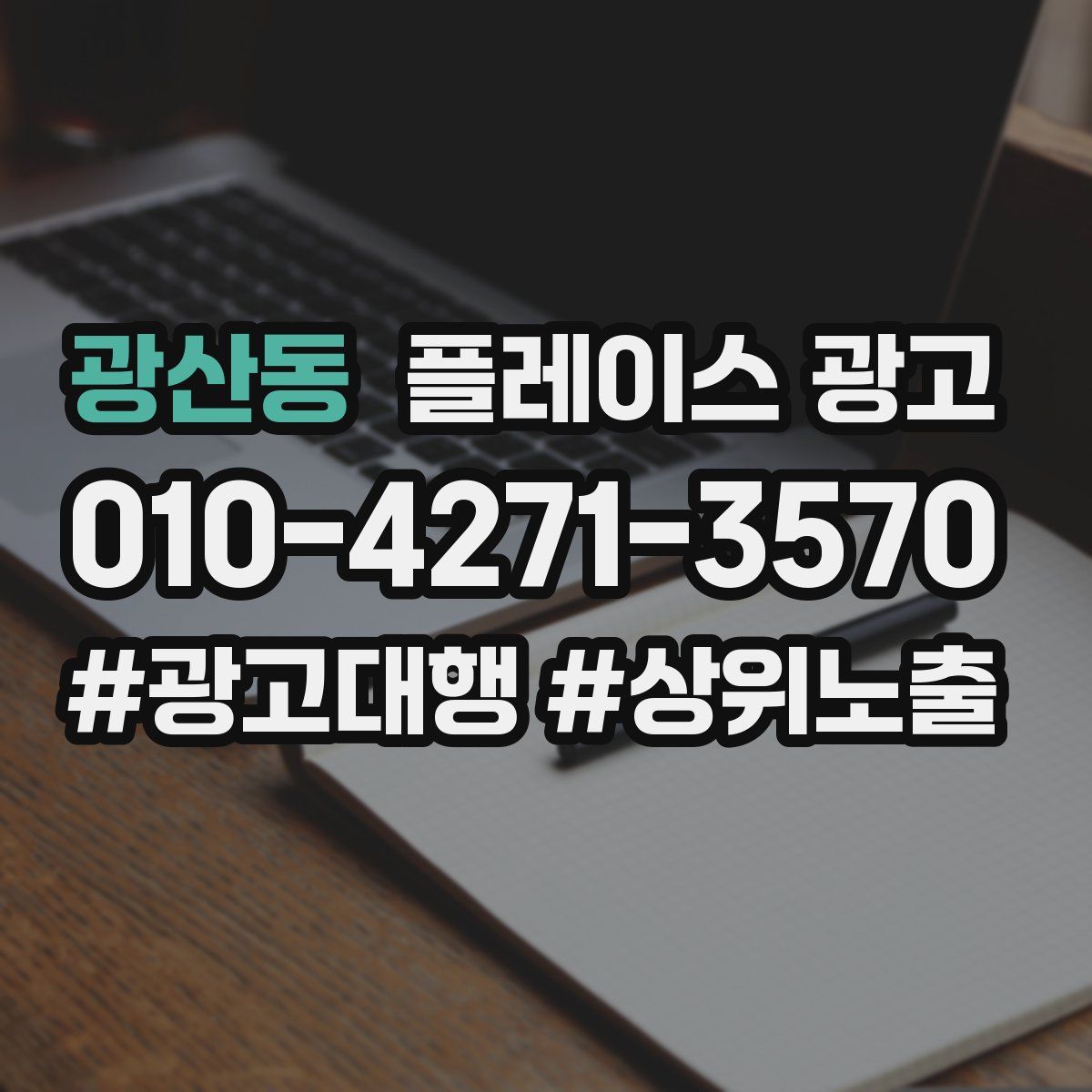 광산동 플레이스 광고