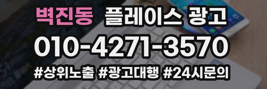 벽진동 플레이스 광고