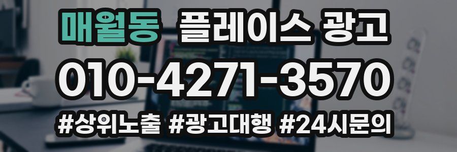 매월동 플레이스 광고