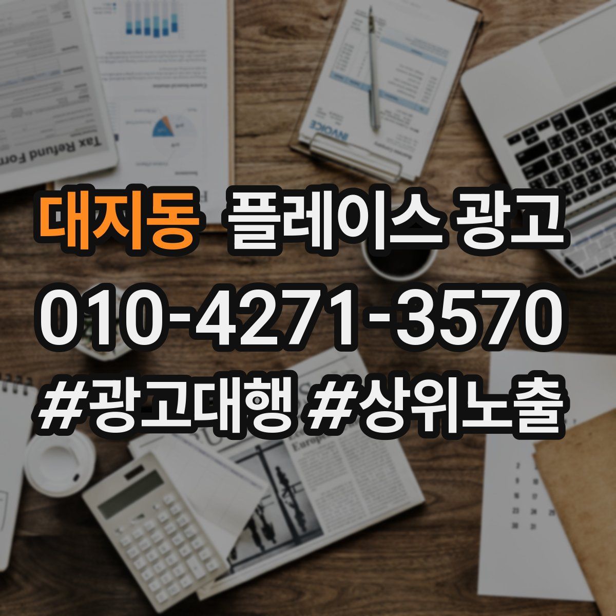 대지동 플레이스 광고