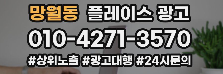 망월동 플레이스 광고