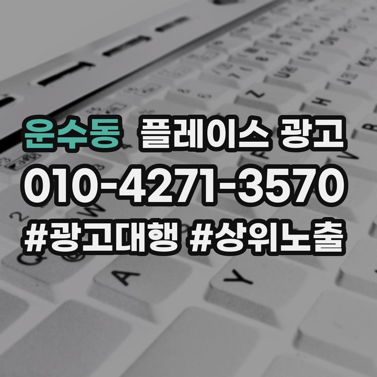 운수동 플레이스 광고