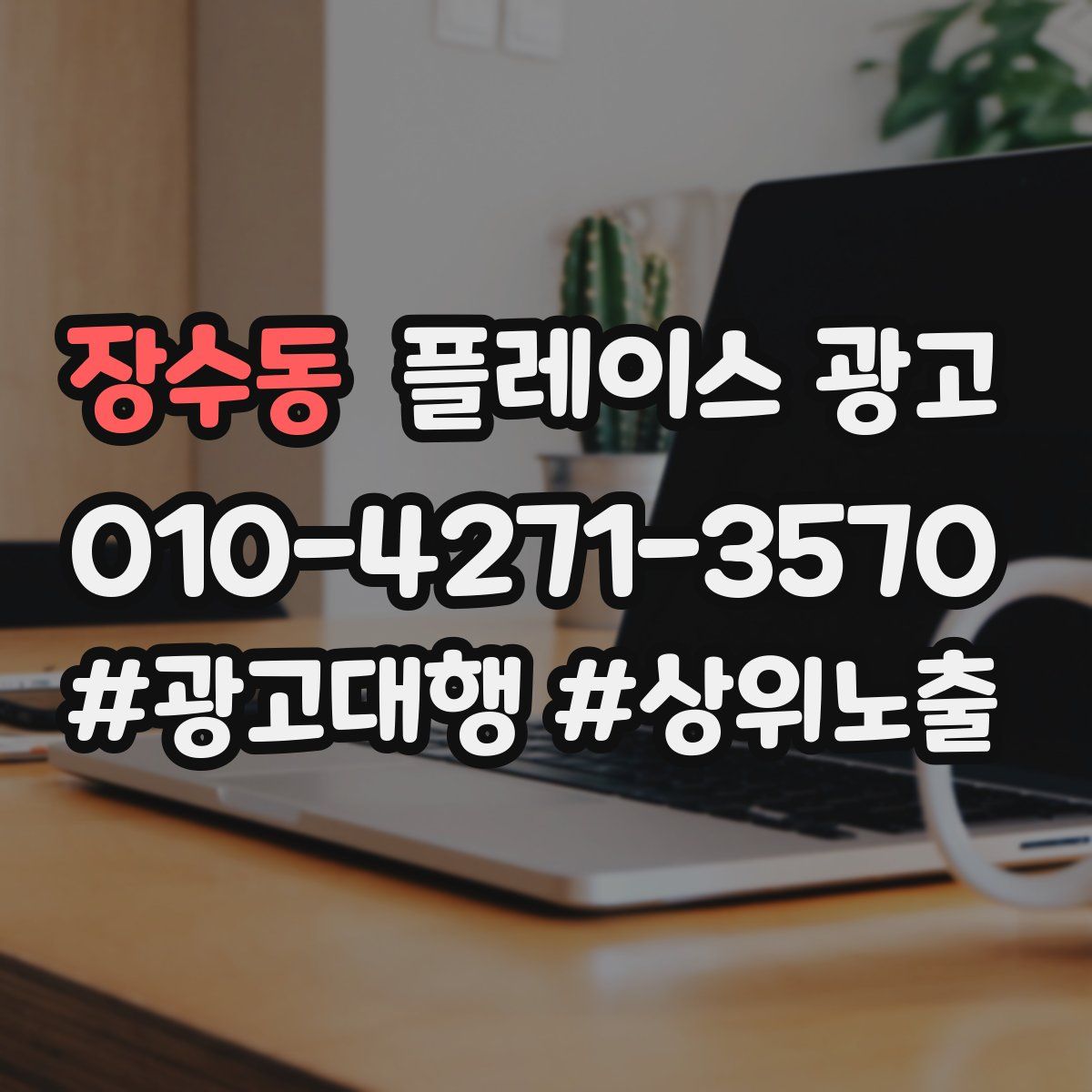 장수동 플레이스 광고