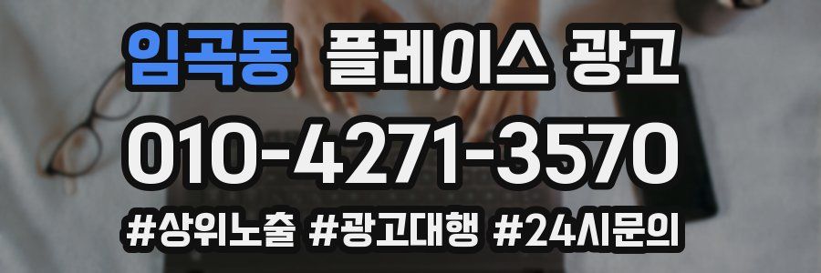 임곡동 플레이스 광고