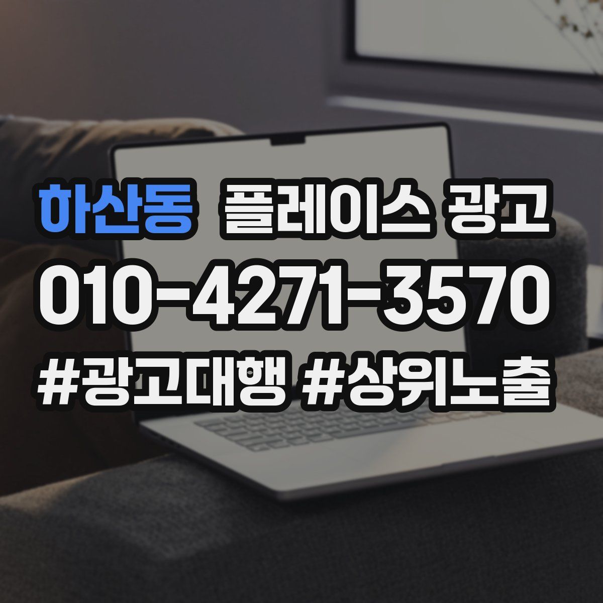 하산동 플레이스 광고