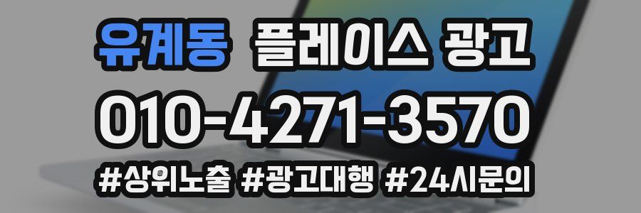 유계동 플레이스 광고