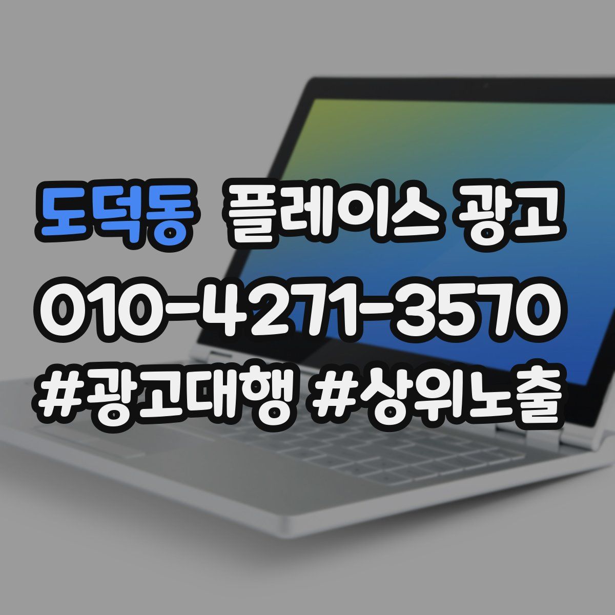 도덕동 플레이스 광고