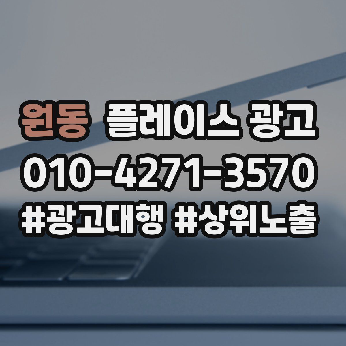 원동 플레이스 광고