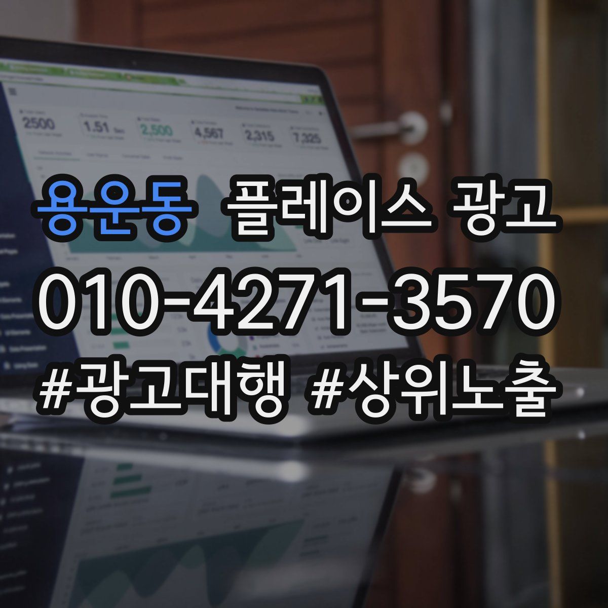 용운동 플레이스 광고