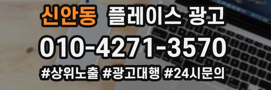 신안동 플레이스 광고