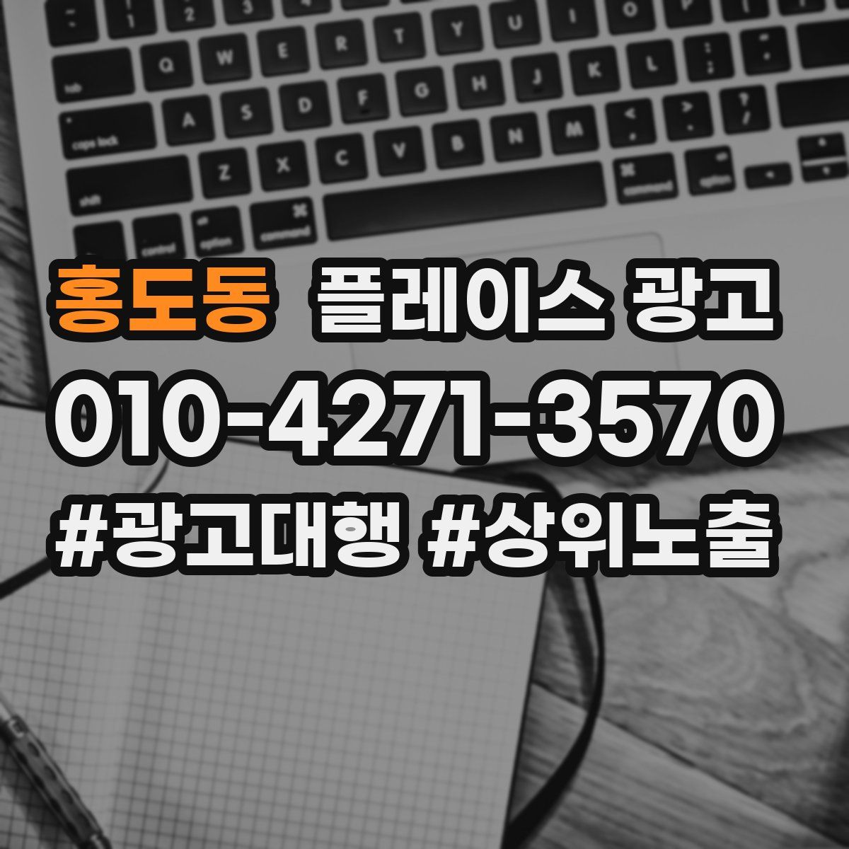 홍도동 플레이스 광고