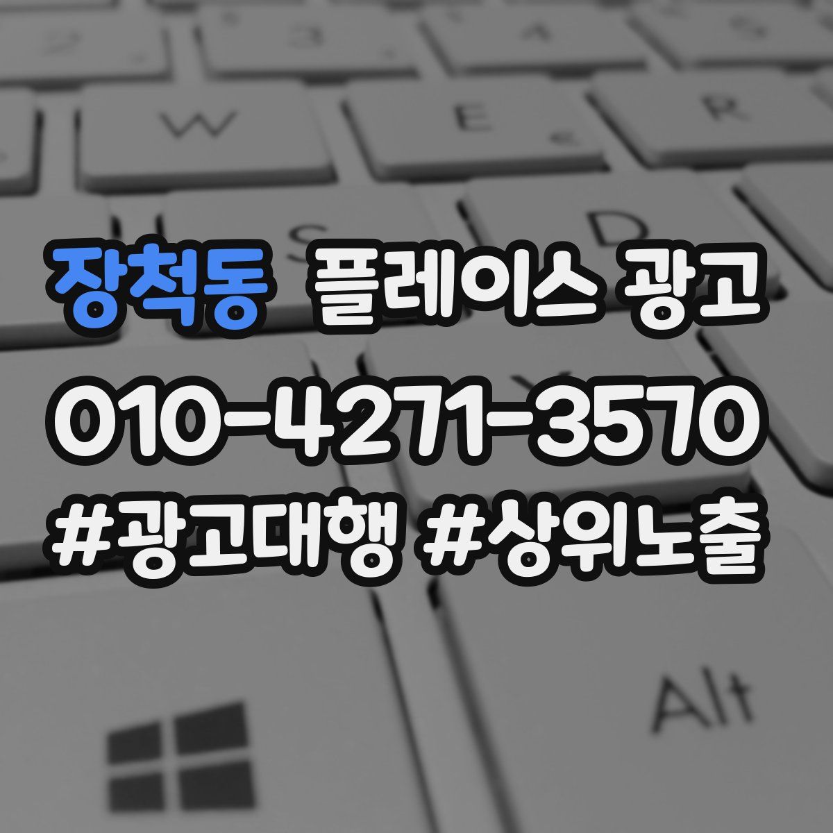 장척동 플레이스 광고