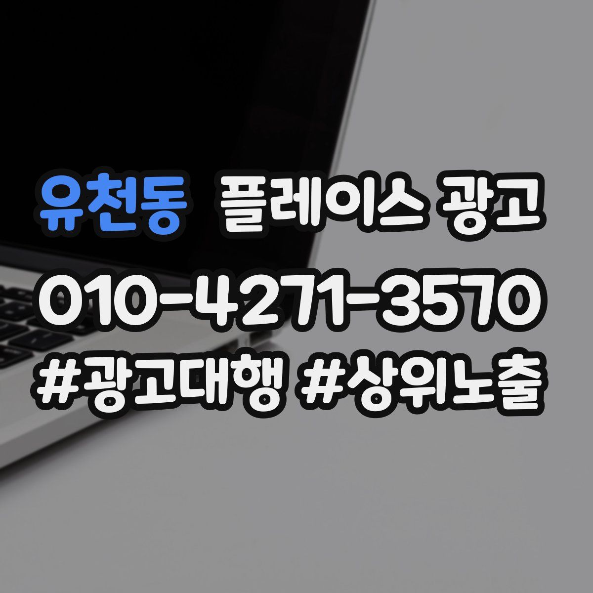 유천동 플레이스 광고