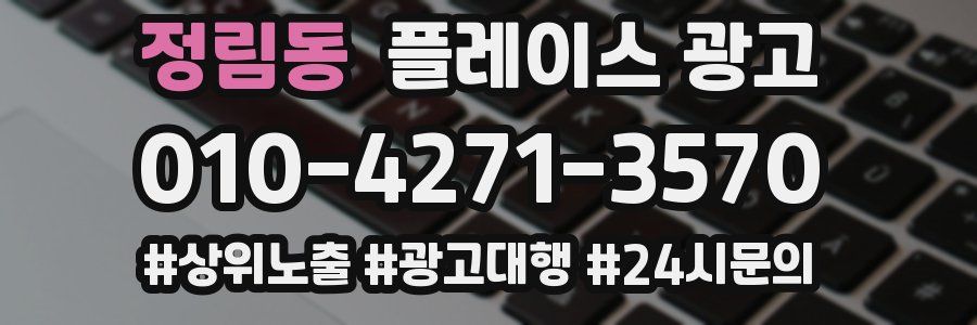 정림동 플레이스 광고