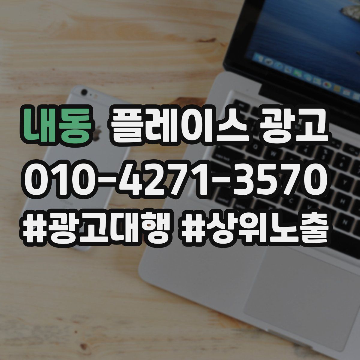 내동 플레이스 광고