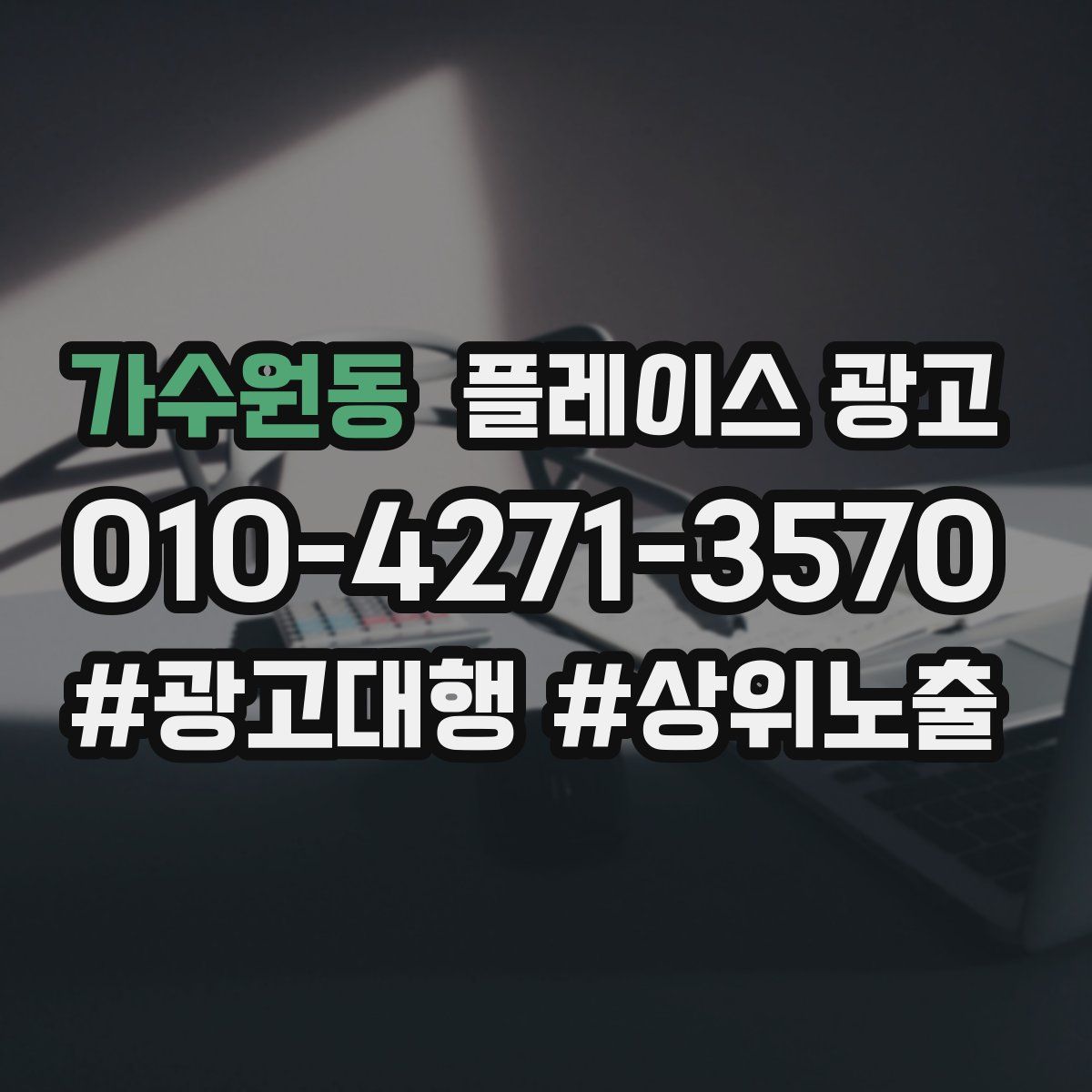 가수원동 플레이스 광고