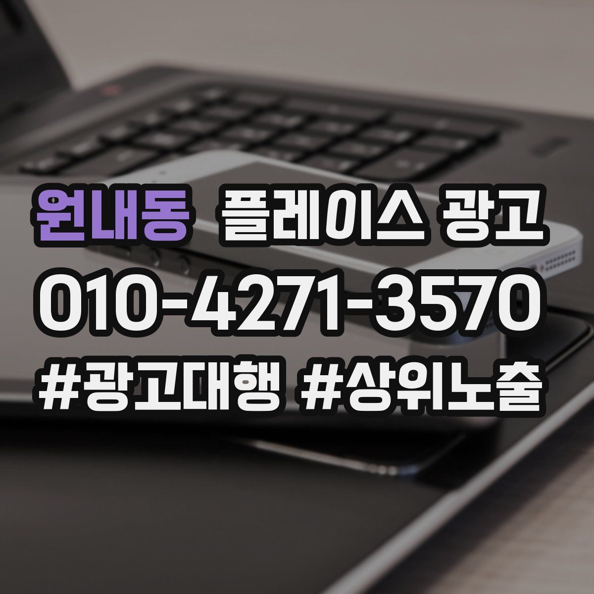 원내동 플레이스 광고