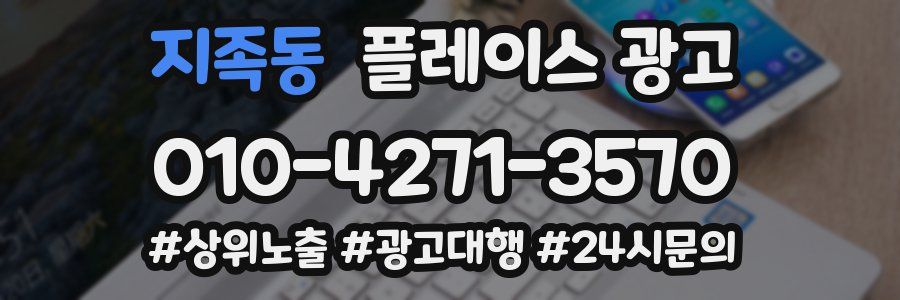 지족동 플레이스 광고