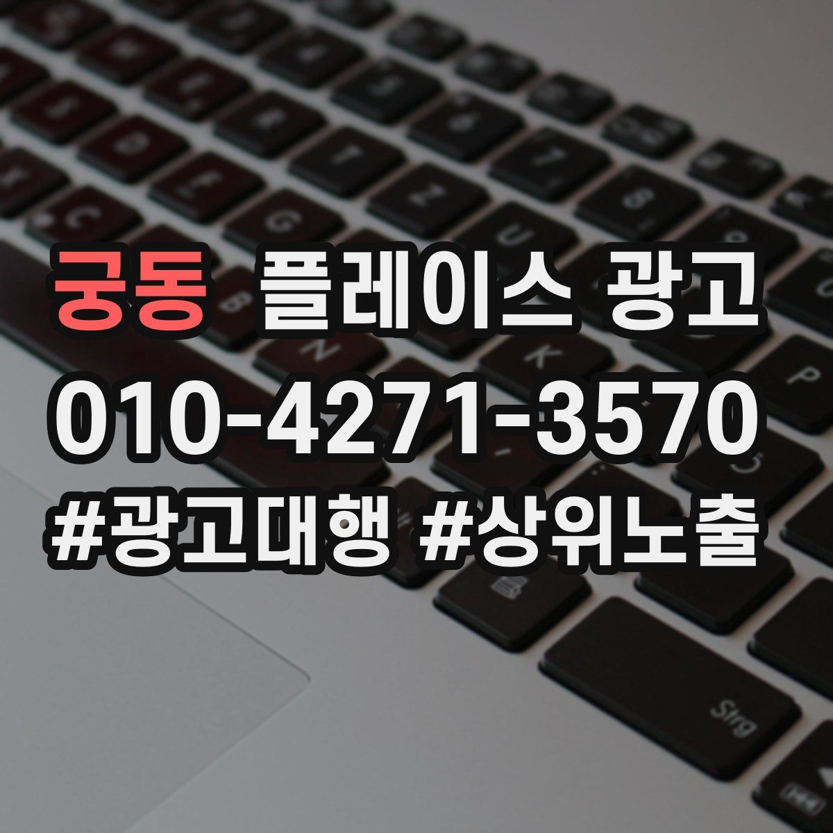 궁동 플레이스 광고