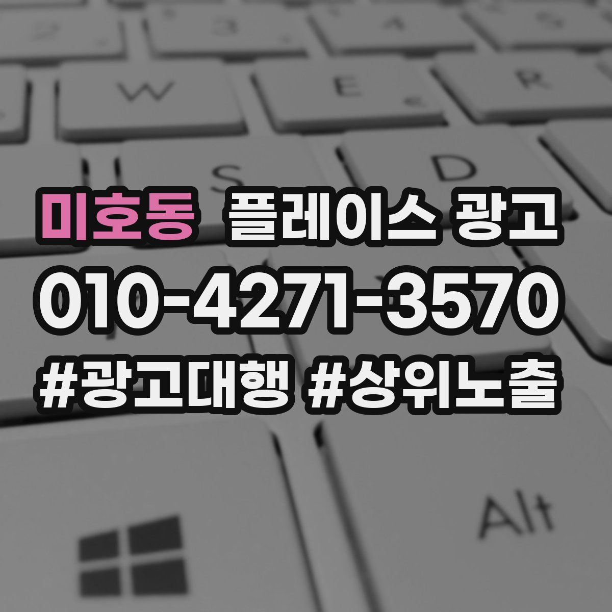 미호동 플레이스 광고