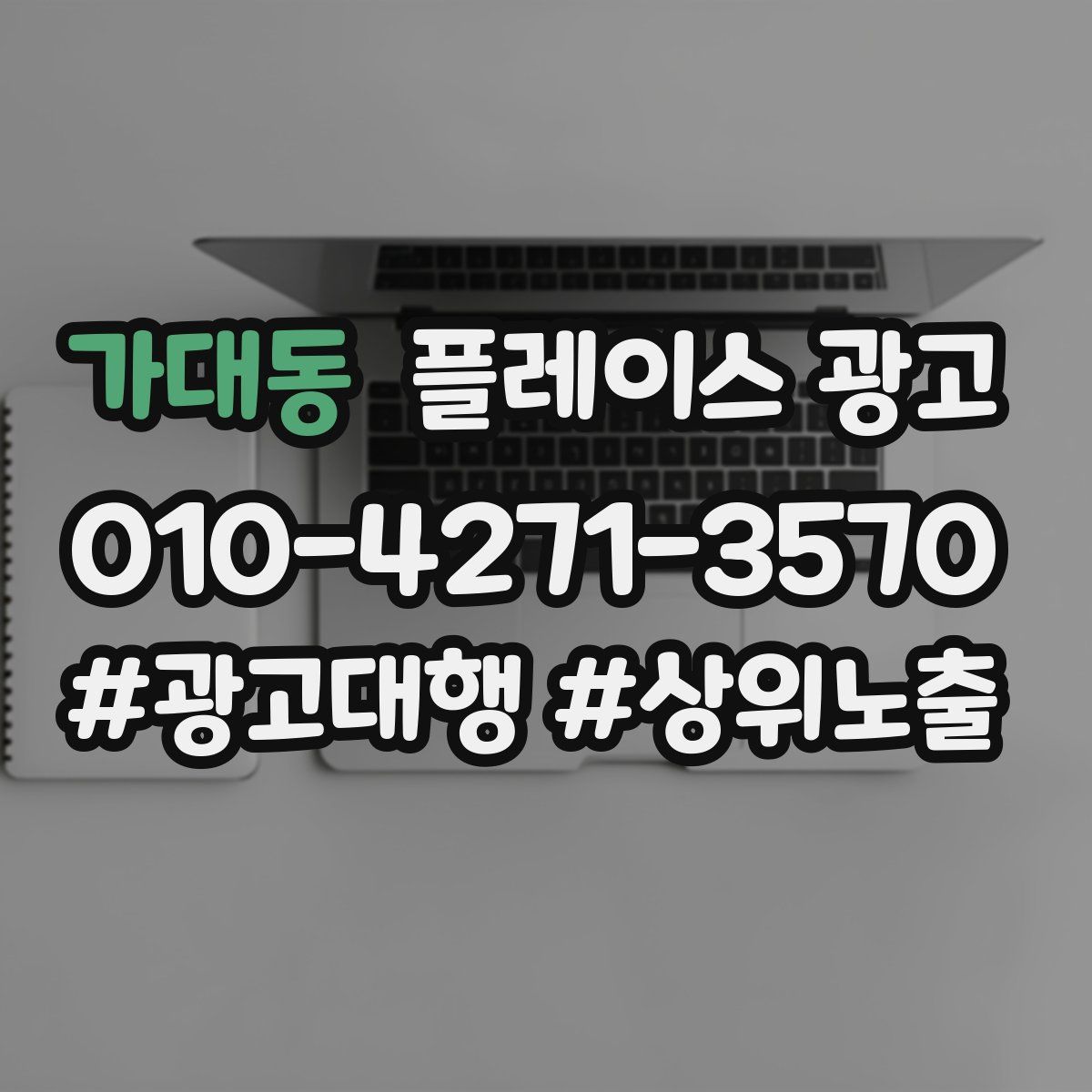 가대동 플레이스 광고