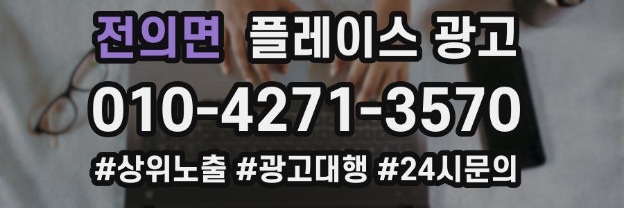 전의면 플레이스 광고