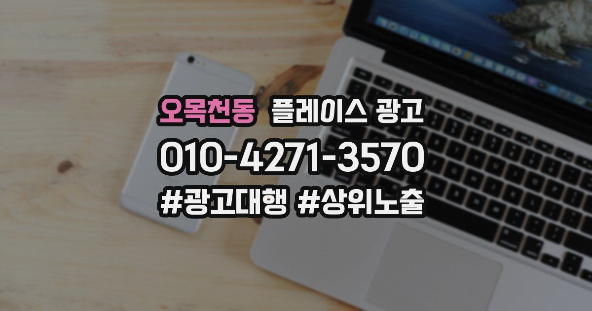 오목천동 플레이스 광고