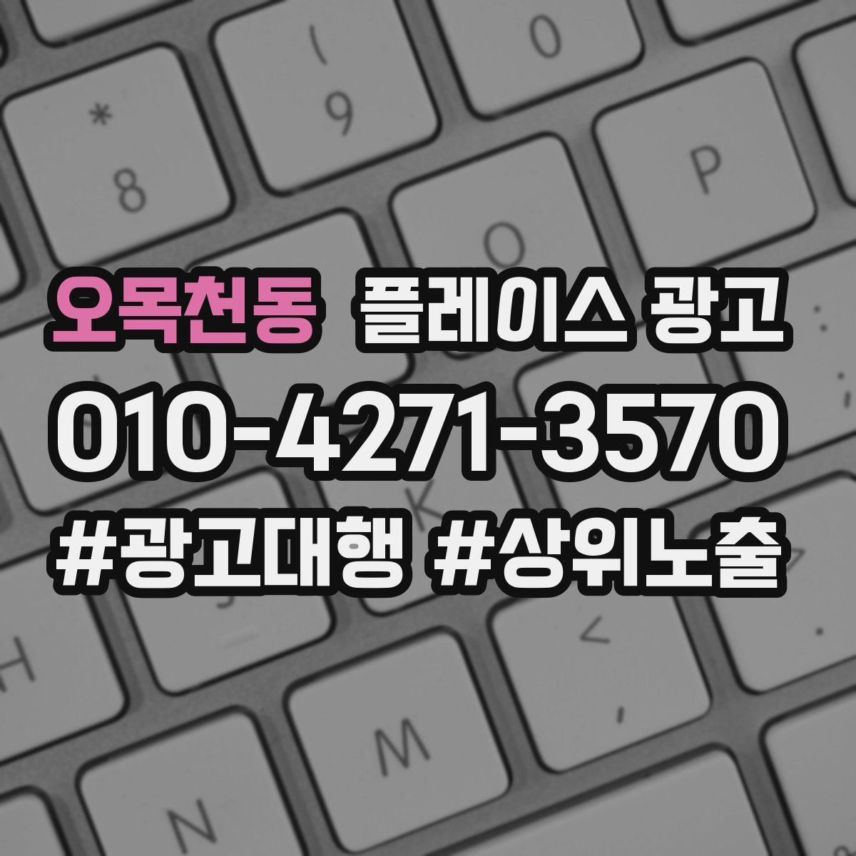 오목천동 플레이스 광고