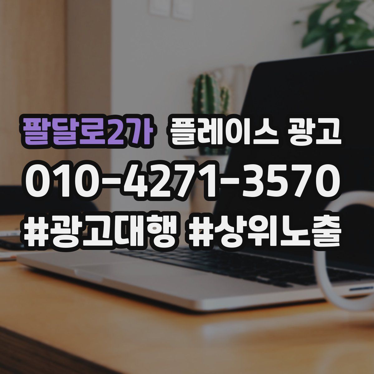 팔달로2가 플레이스 광고