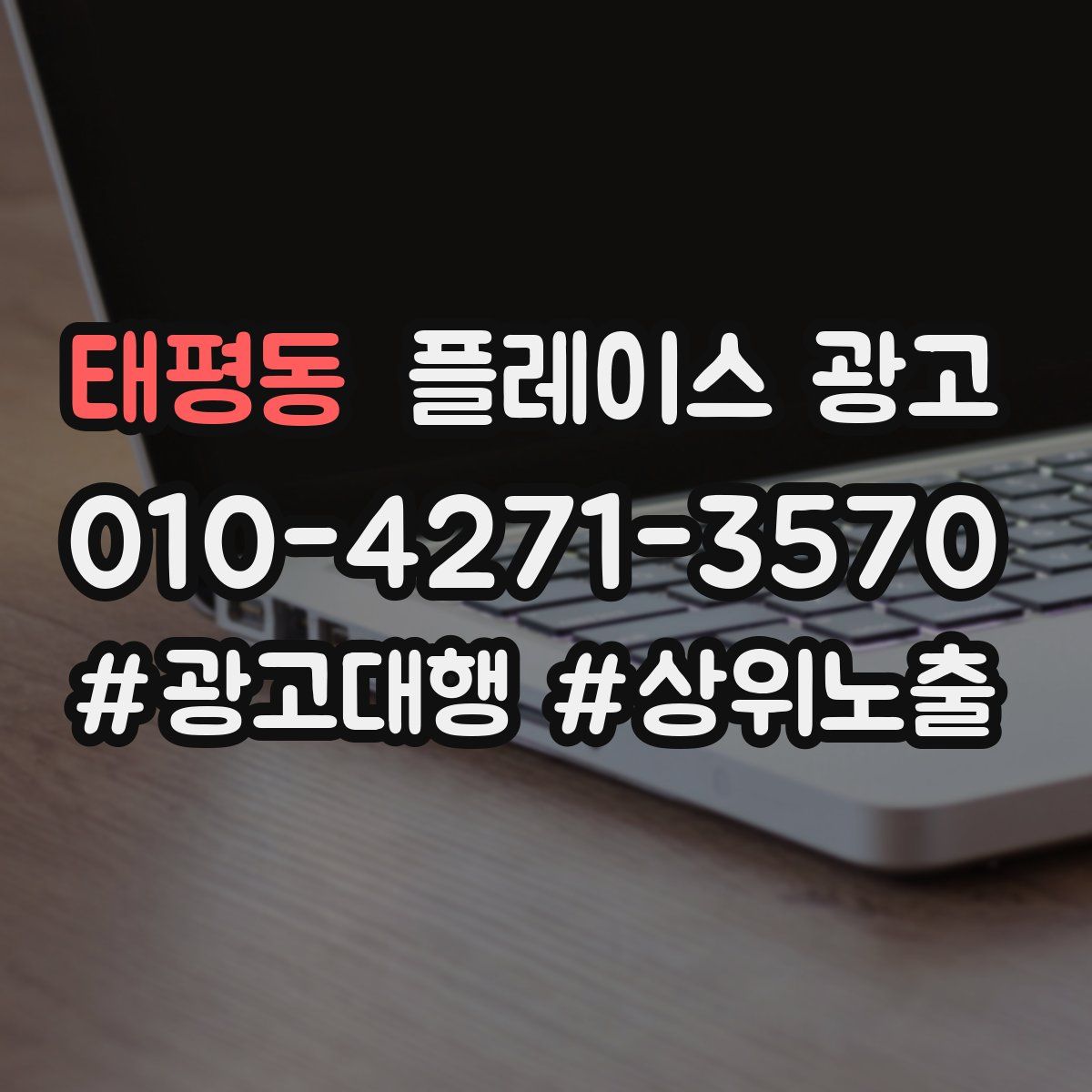 태평동 플레이스 광고