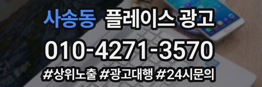 사송동 플레이스 광고