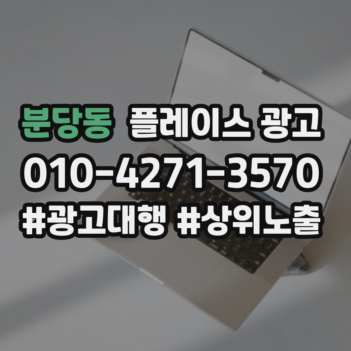 분당동 플레이스 광고