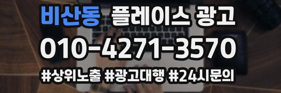 비산동 플레이스 광고